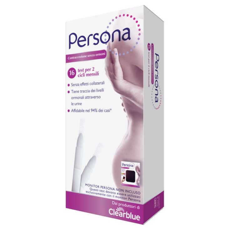 Persona Test Sticks Clearblue® Per 2 Cicli Mensili 16 Test Di Fertilità