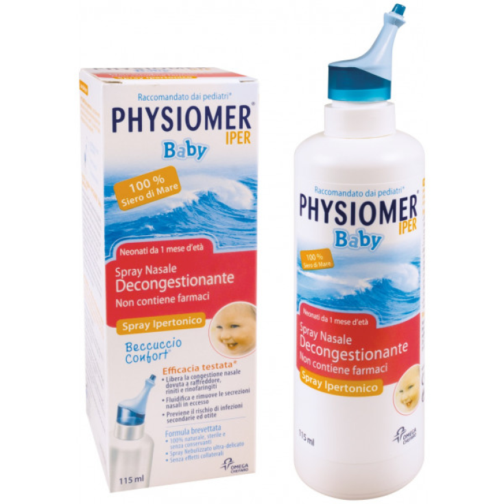 Physiomer Baby Spray Iper Decongestionante Per Neonati 115ml 