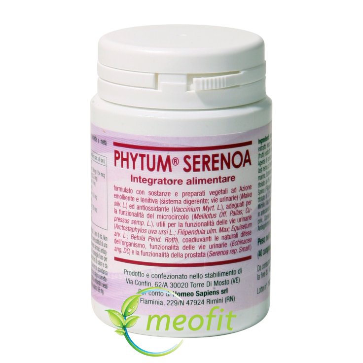 Phytum Serenoa Homeo Sapiens 40 Compresse