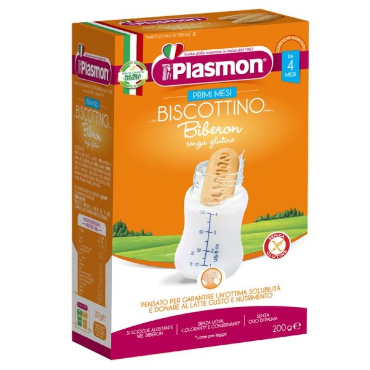 Plasmon® Primi Mesi Biscottino Biberon Senza Glutine 200g