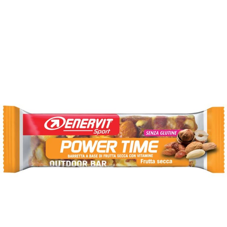 Power Time Barretta Frutta Secca Enervit Sport Box 24 Barrette 35g