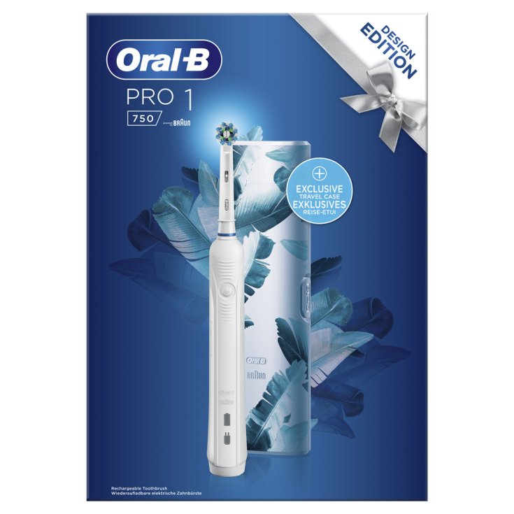 Oral-B® PRO 1 750 Spazzolino Elettrico Bianco Kit da Viaggio