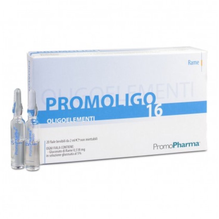 Promoligo 16 Rame PromoPharma® 20 Fiale Da 2ml