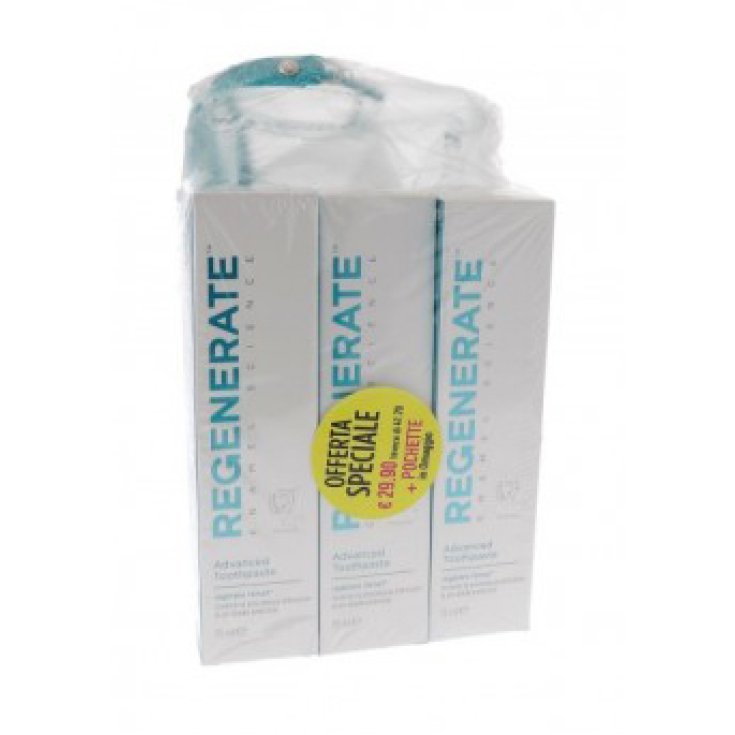 Regenerate™ Advanced Toothpaste Dentifricio Avanzato 3x75ml