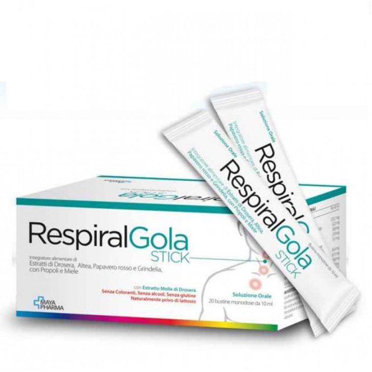 Respiral Gola Maya Pharma 20 Stick Da 10ml