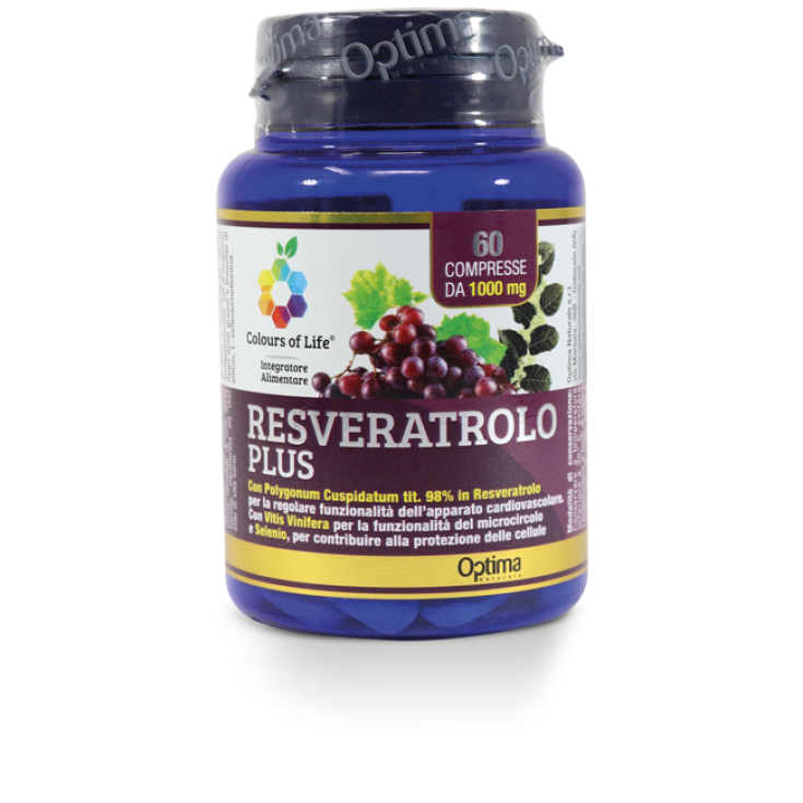 Resveratrolo Plus Colours Of Life® Optima Naturals 60 Compresse