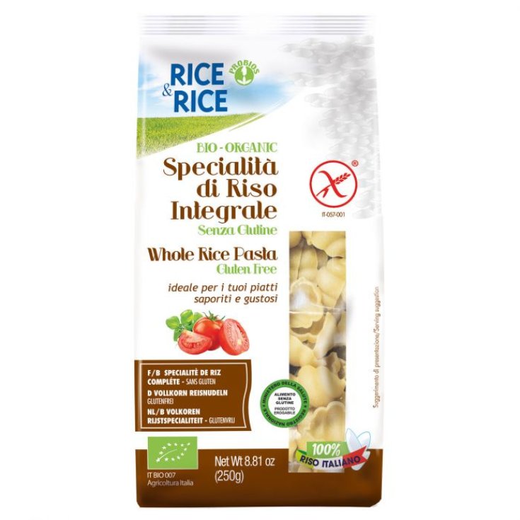Rice&Rice Specilità Di Riso Integrale Conchiglie Probios 250g