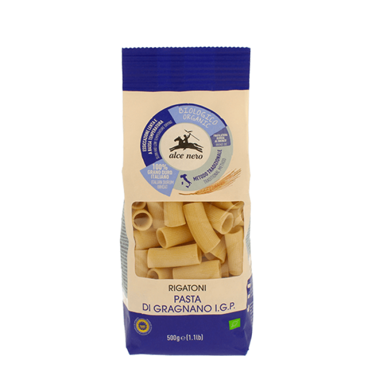 Rigatoni Pasta Di Gragnano I.G.P. Biologici Alce Nero 500g