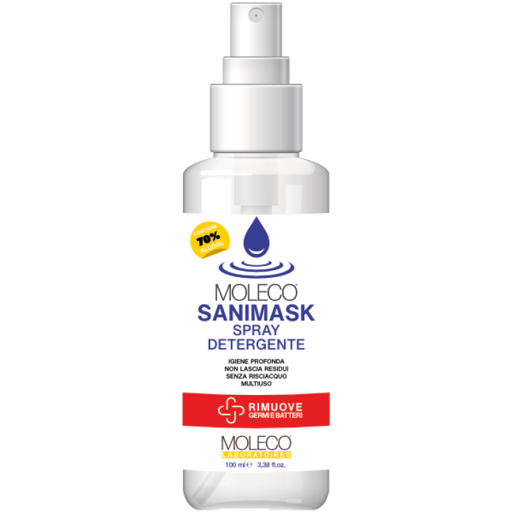 Sanimask Spray Detergente Igienizzante Moleco 100ml