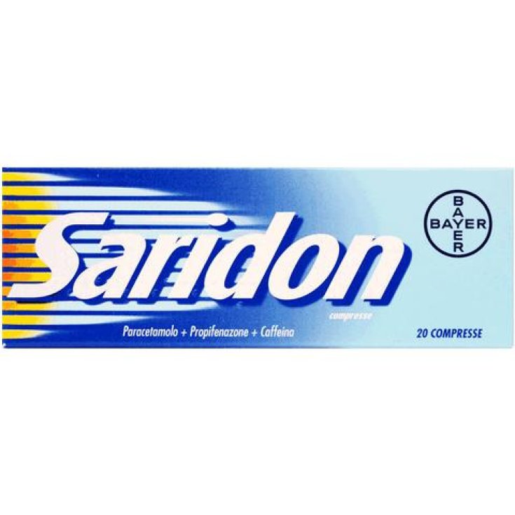 Saridon Paracetamolo Bayer 20 Compresse