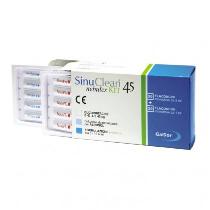 SinuClean® Nebules Kit 45 Galsor 20 Flaconcini 3ml