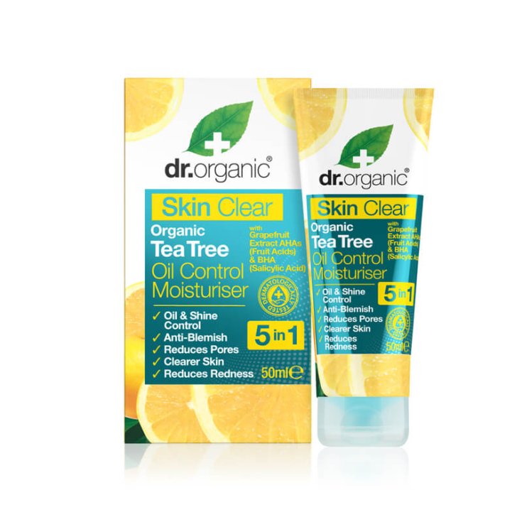 Skin Clear Organic Tea Tree Oil Control Moisturiser Dr.Organic® 50ml