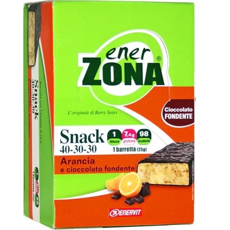 Snack 40-30-30® Orange Enervit EnerZona® Balance Box 30 Barrette