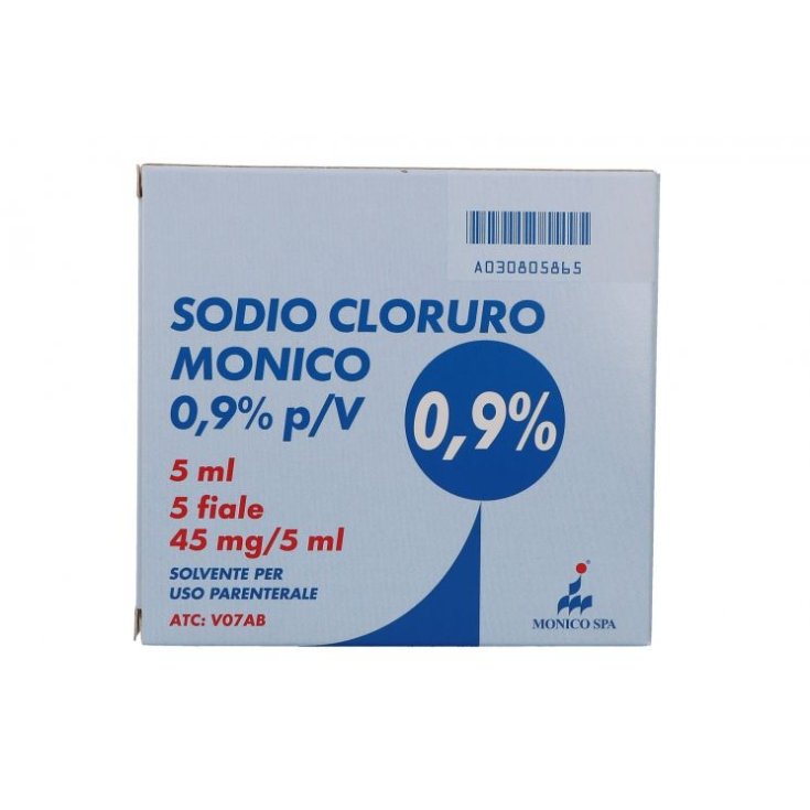 Sodio Cloruro Monico 0,9% 5 Fiale 5ml