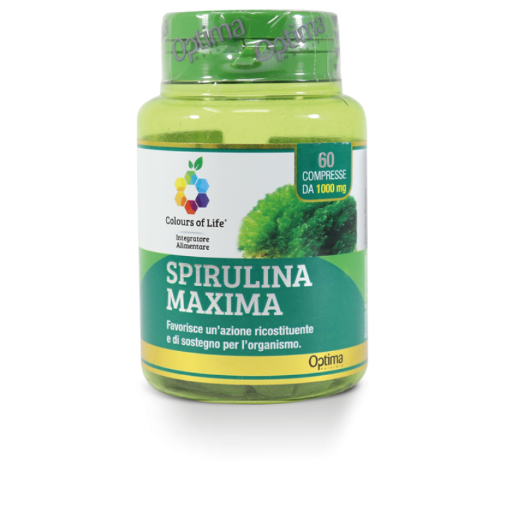 Spirulina Maxima Colours Of Life® Optima Naturals 60 Compresse