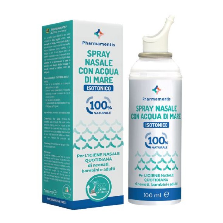 Spray Nasale Con Acqua Di Mare Isotonico Pharmamentis 100ml
