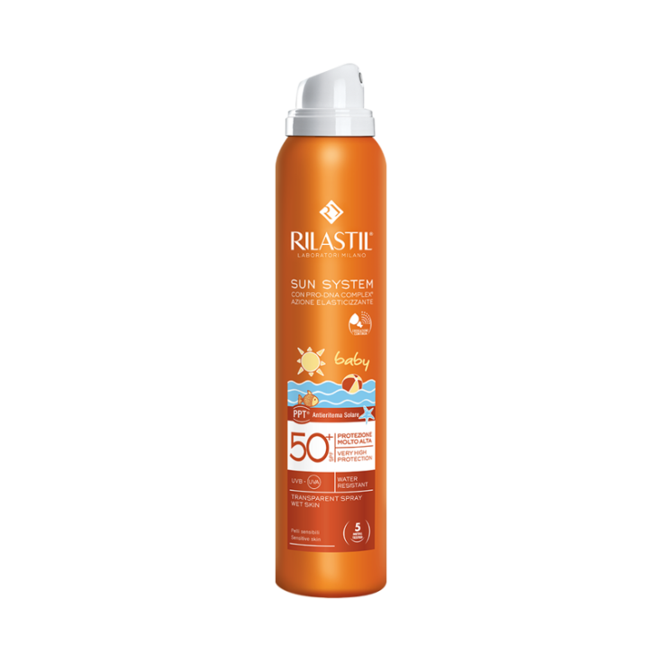 SunSystem Baby Trasparent Spray Wet Skin SPF 50+ Rilastil® 200ml