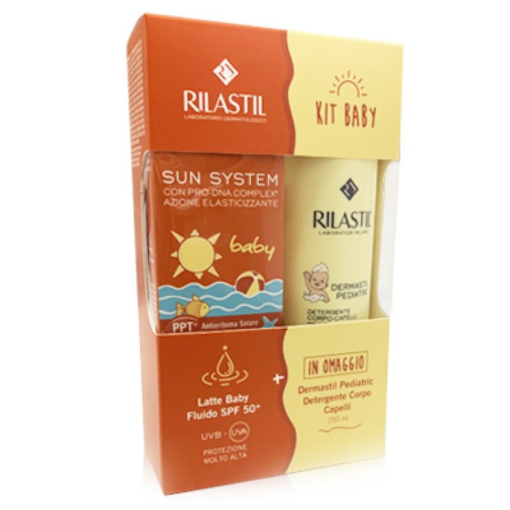 Sun System Latte Bambino 200ml + Dermastil Pediatric 250ml Rilastil®