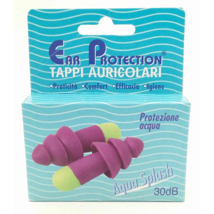 Ear Protection Aqua Splash Tappi Auricolari Protezione Acqua 2 Tappi 