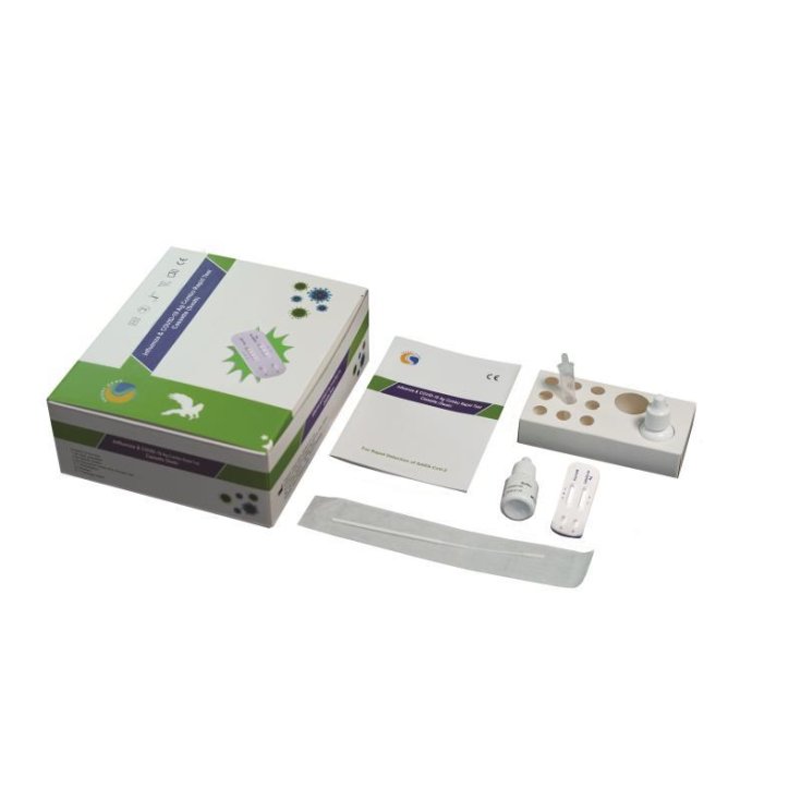 Tampone Rapido Antigene AG Combo Influenza&Covid-19 20 Test