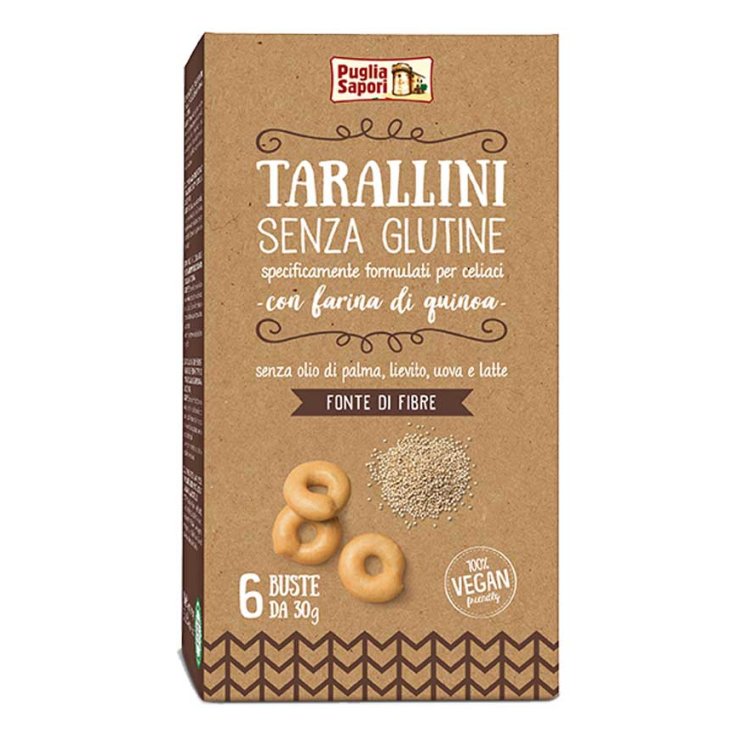Tarallini Con Farina Di Quinoa Puglia Sapori 6x30g