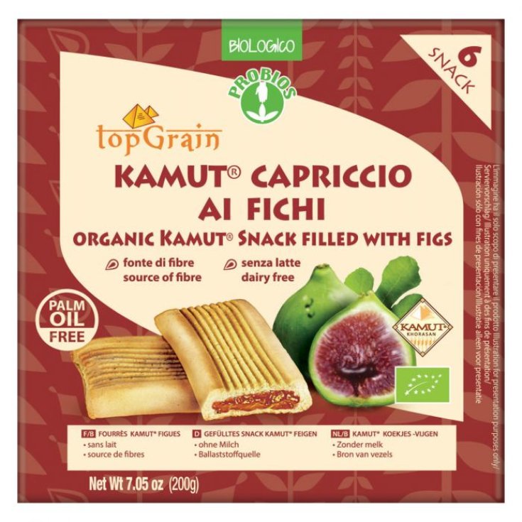 TopGrain Kamut Capriccio Ai Fichi Probios 6x33g