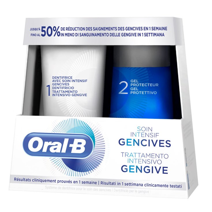 Oral-B® Trattamento Intensivo Gengive Dentifricio 85ml+ Gel Gengive 63ml 