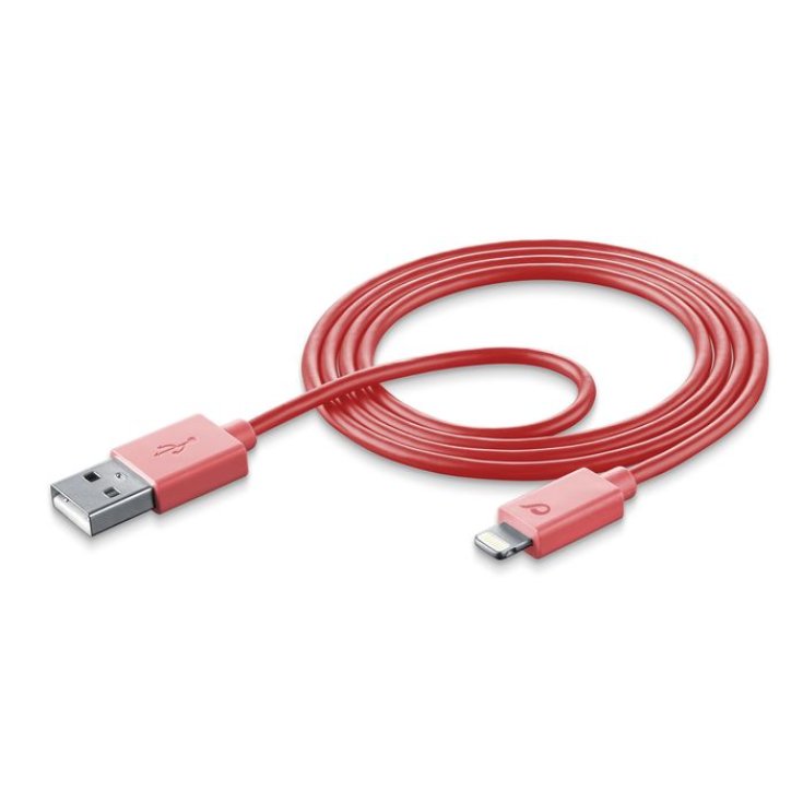 USB Cable #Stylecolor - Lightning Cellularline 1 Cavo Dati Rosa