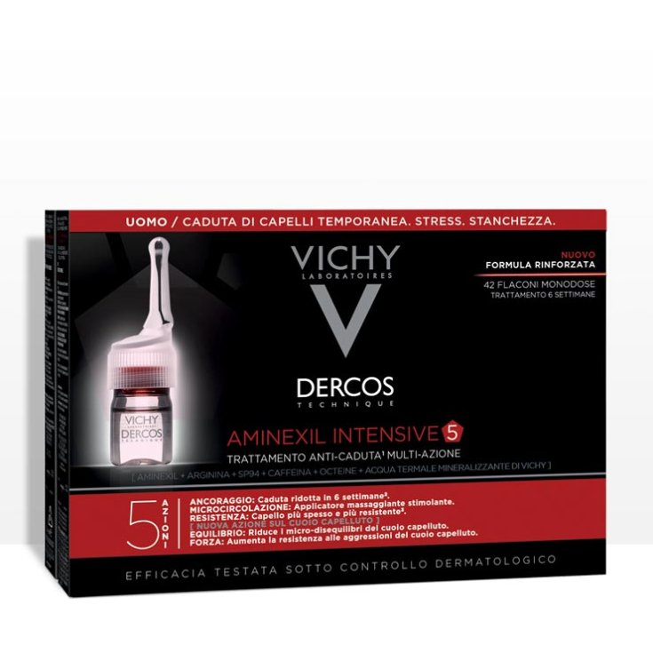 Dercos Technique Aminexil Intensive 5 Uomo Vichy 42 Fiale