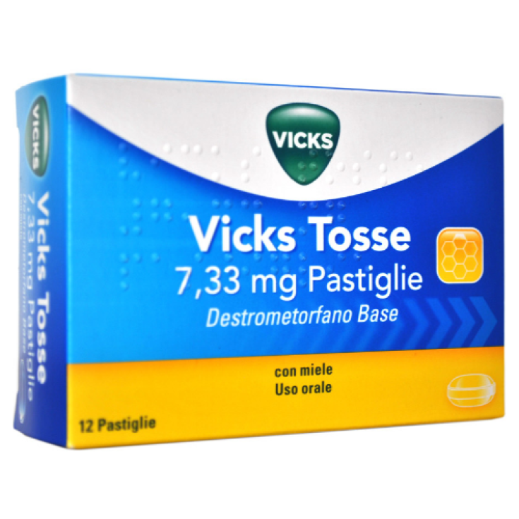 Vicks Cough Sedative Honey Taste 12 Tablets