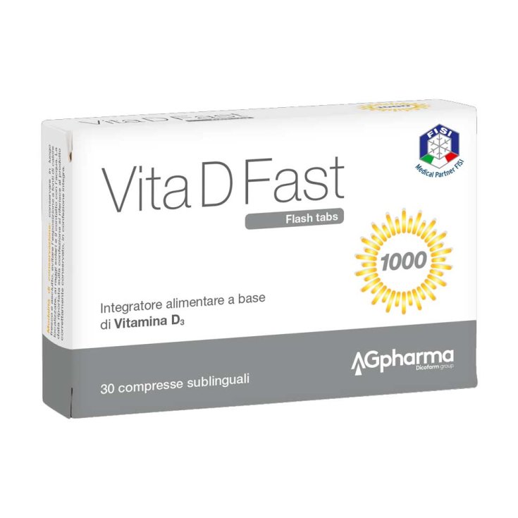 Vita D Fast AGPharma 30 Compresse