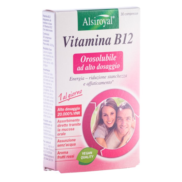 Vitamina B12 Orosolubile Alsiroyal® 30 Compresse