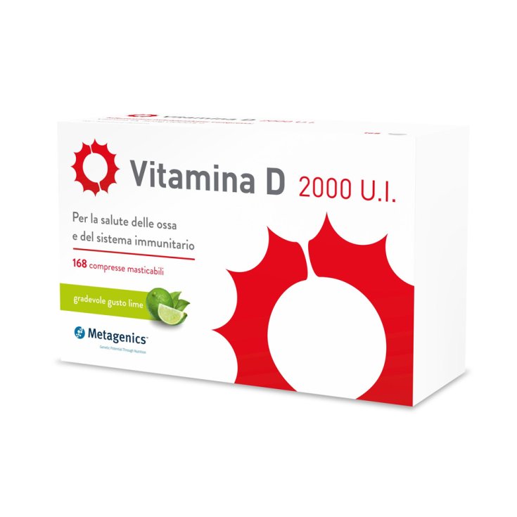 Vitamina D 2000 U.I. Metagenics 168 Compresse Masticabili
