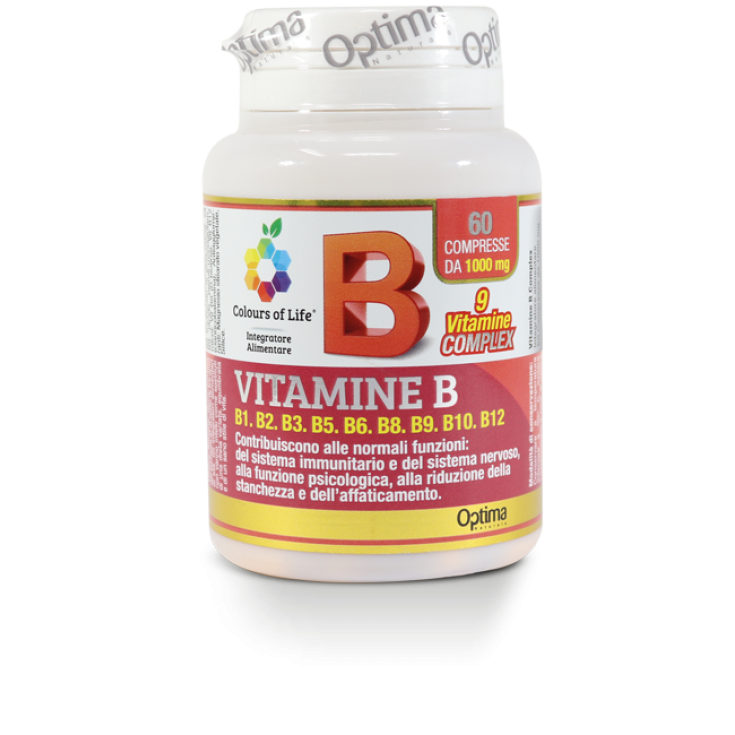Vitamine B Complex Colours Of Life® Optima Naturals 60 Compresse