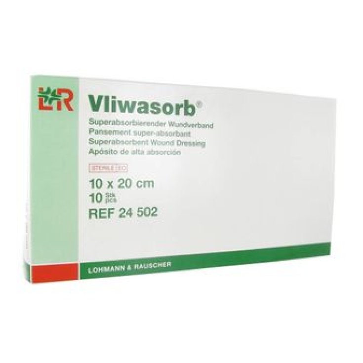Vliwasorb® Medicazione Superassorbente 10x20cm Lohmann & Rauscher 10 Pezzi