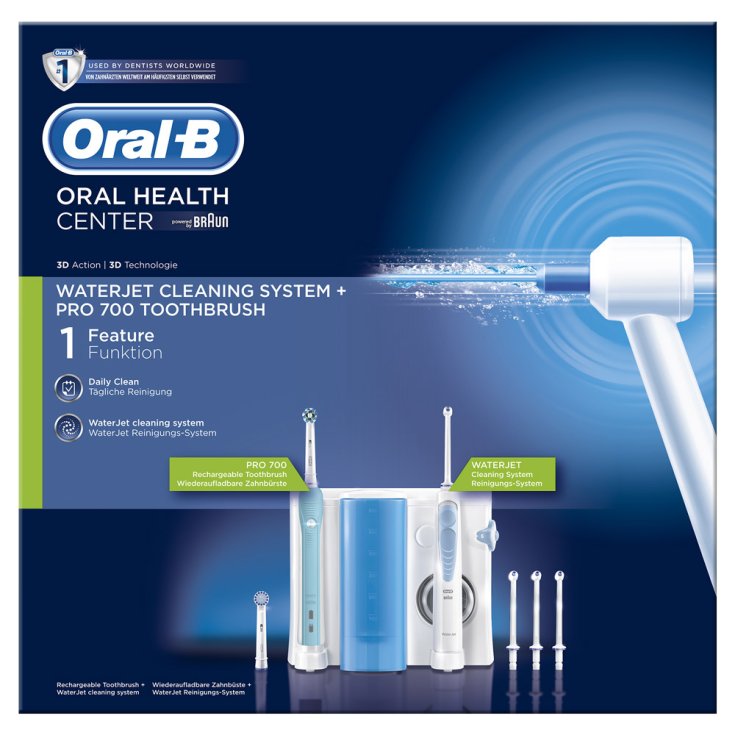 Oral-B® Waterjet Idropulsore + Spazzolino Elettrico Ricaricabile PRO 700 