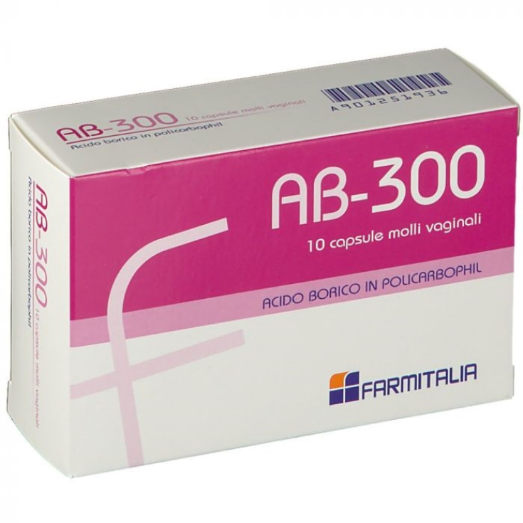 AB-300 Capsule Vaginali Farmitalia 10 Capsule Molli Vaginali