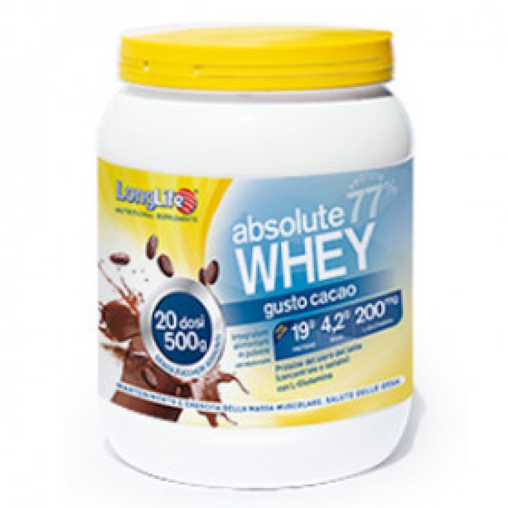 Absolute Whey 77% Gusto Cacao LongLife 500g