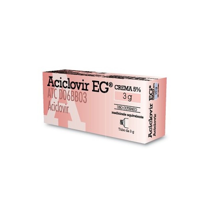 Aciclovir Crema 5% 3g EG
