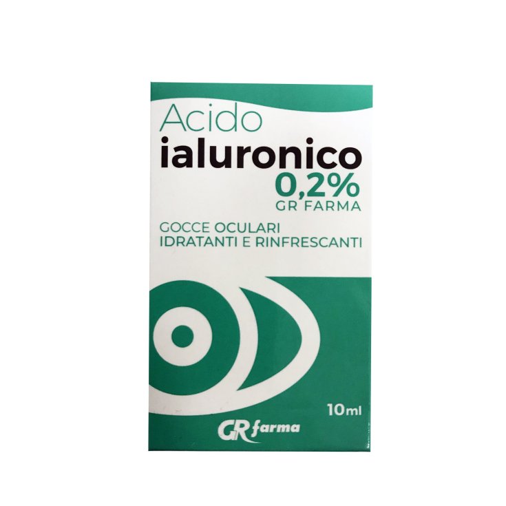 Acido Ialuronico 0,2% GR Farma Gocce Oculari 10ml