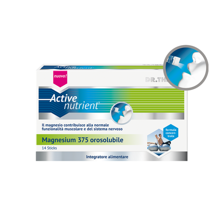 Active Nutrient® Magnesium 375 Orosolubile Dr. Theiss 14 Sticks