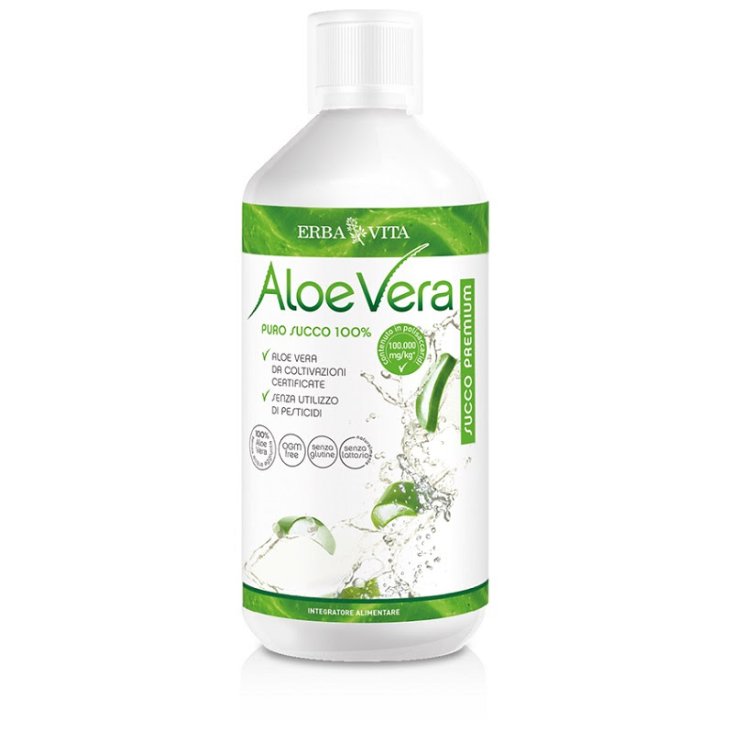 Aloe Vera Succo Premium Erba Vita 500ml