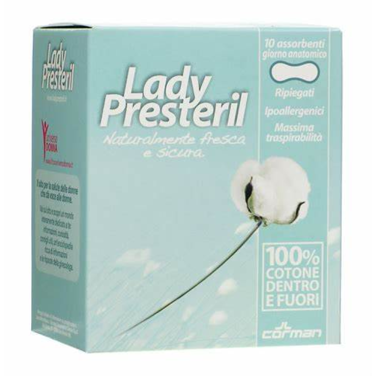 Lady Presteril Cotton Power Corman 10 Pezzi - Farmacia Loreto