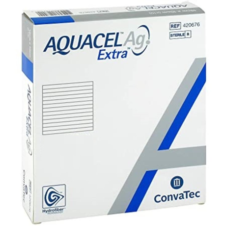 AQUACEL® Ag EXTRA™ ConvaTec 20X30cm 5 Medicazioni