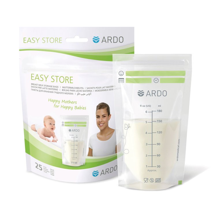 Ardo Easy Store Farmac-Zabban 25 Sacche Per Latte Materno