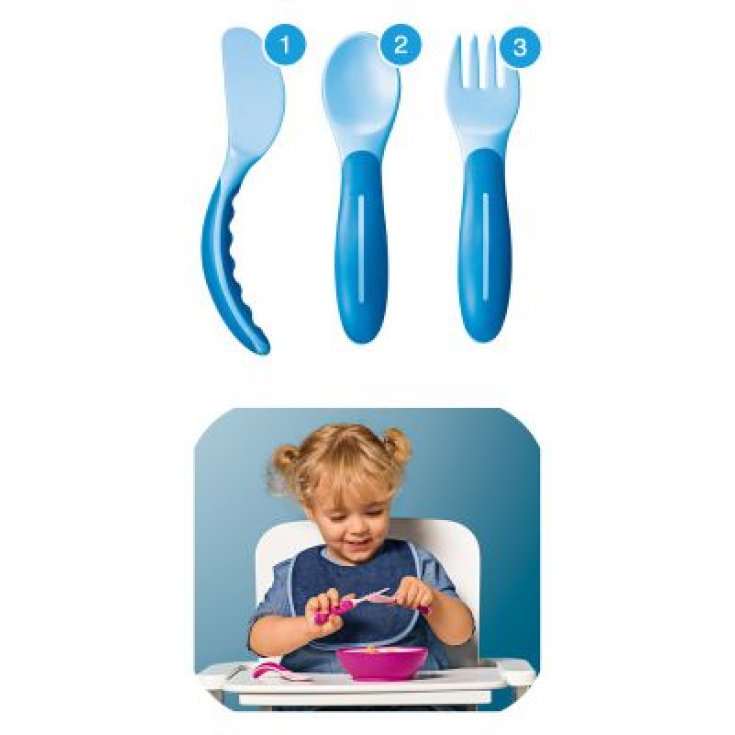 Baby's Cutlery Rosa Mam 1 Set - Farmacia Loreto