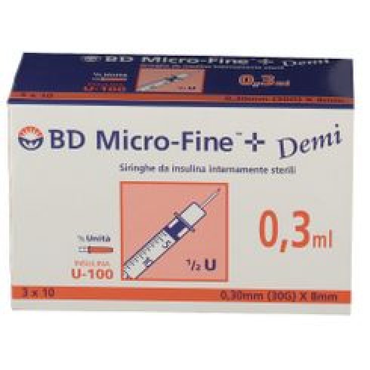 Micro-Fine™+ 0,3ml Demi Bd 30 Pezzi