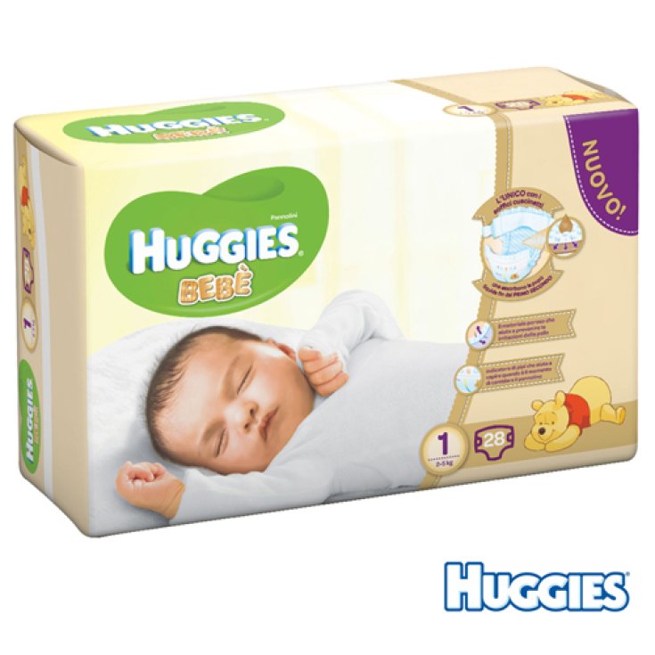 Bebè Huggies 28 Pannolini Extra Care Taglia 1