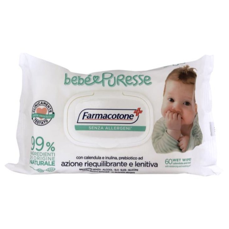 Bebè Puresse Farmacotone 60 Salviette