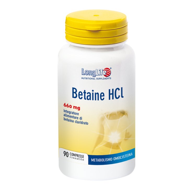 Betaine HCI 660mg LongLife 90 Compresse Rivestite